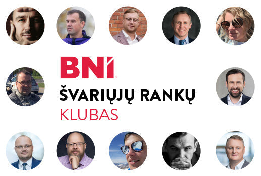 BNI ŠVARIAUSIŲ RANKŲ KLUBAS
