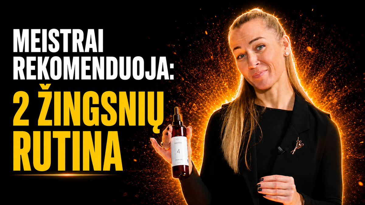 <h2><strong>Rekomendacija klientams: 2 žingsnių  rutina</strong></h2>