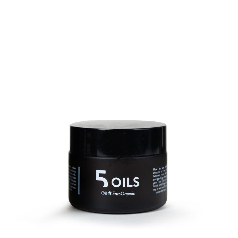 Aliejukas plaukams 5 Oils, garbanotiems ir gausiems plaukams