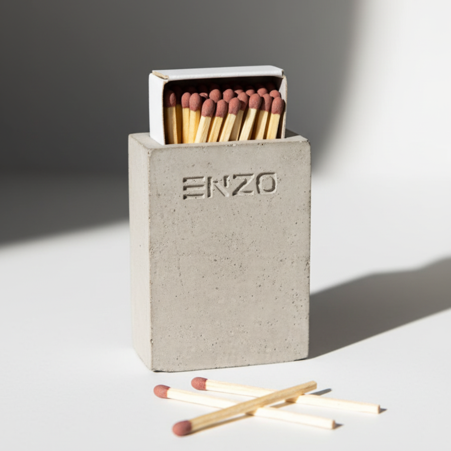 Betoninė degtukų dėžutė