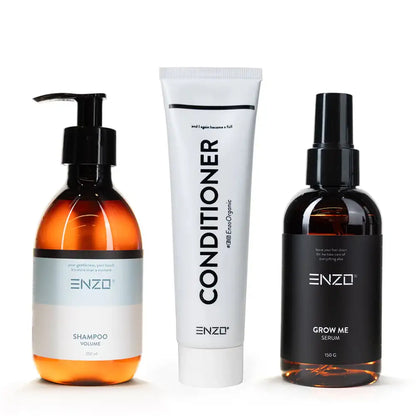 Plonų plaukų ir apimties rinkiniai