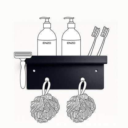 Universali vonios lentynėlė iš nerūdijančio plieno