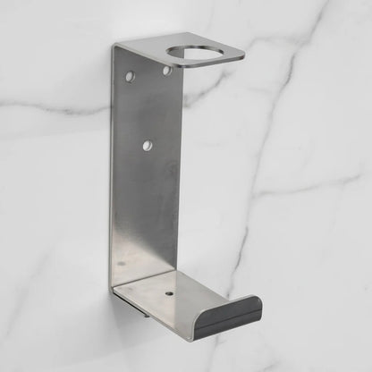 (b2b) Užrakinamas nerūdijančio plieno sieninis buteliuko laikiklis, 500ml PET buteliams su saugos užraktu (Copy)