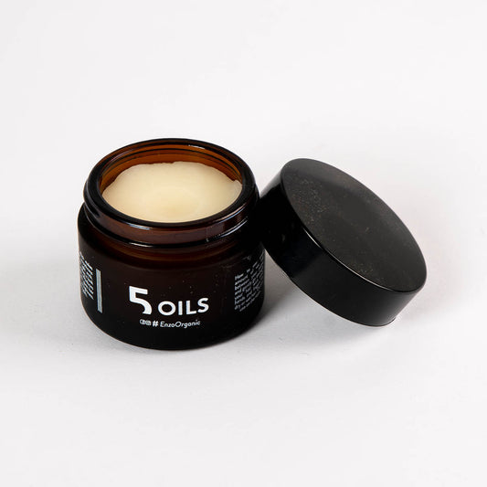 Aliejukas plaukams 5 Oils, garbanotiems ir gausiems plaukams