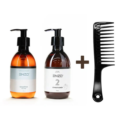 Plonų plaukų ir apimties rinkiniai