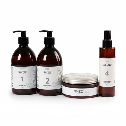 Plaukų priežiūros rinkinys: 1–2–3–4 sistema