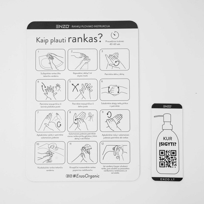 Pilnoji Rankų plovimo instrukcija