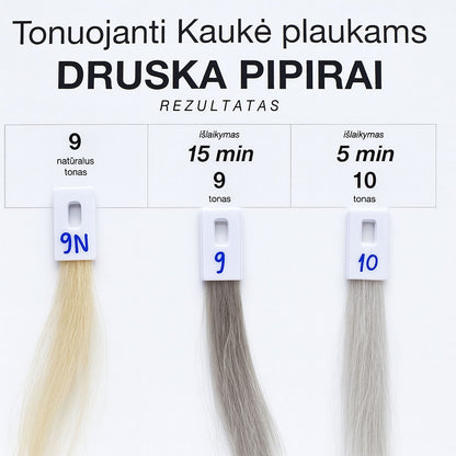 Tonuojanti kaukė plaukams DRUSKA PIPIRAI